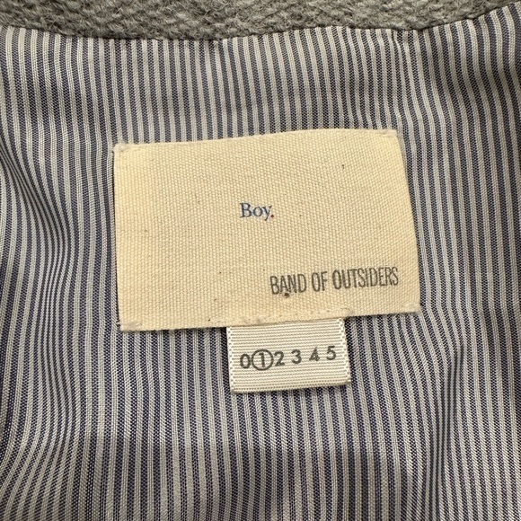 Boy by Band of Outsiders lightweight alpaca/wool blazer gray size 1 (fits xs/s) - Picture 4 of 7